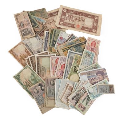 Lotto di Cartamoneta Italiana ed Estera