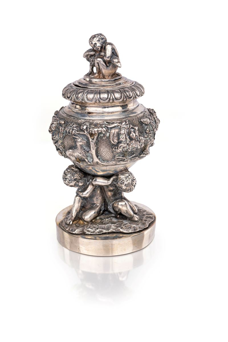 Calamaio in Argento 800/000, Italia, 1880 Ca.