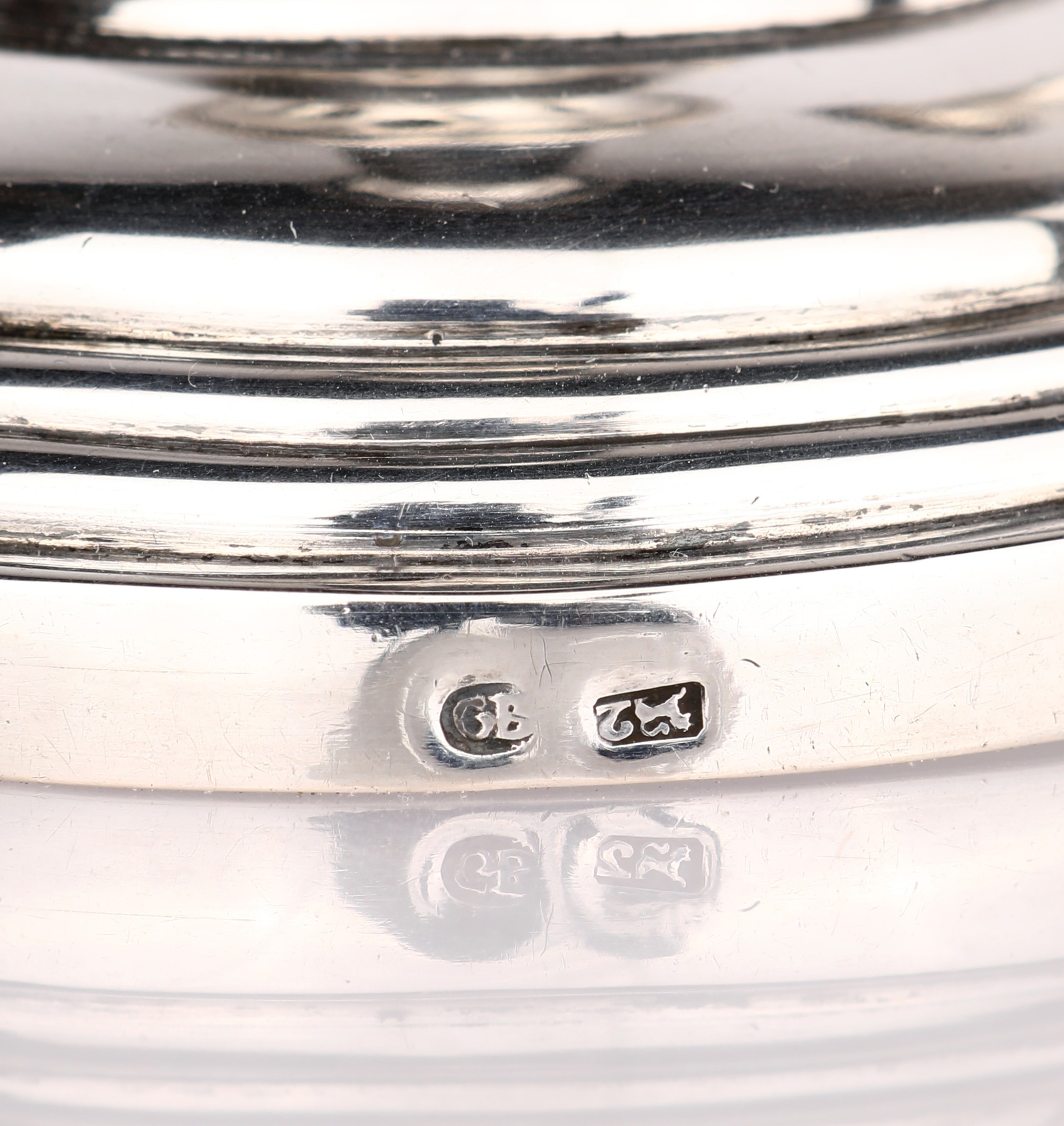 Coppia di Candelieri in Argento, Firenze 1830, Argentiere G.b.