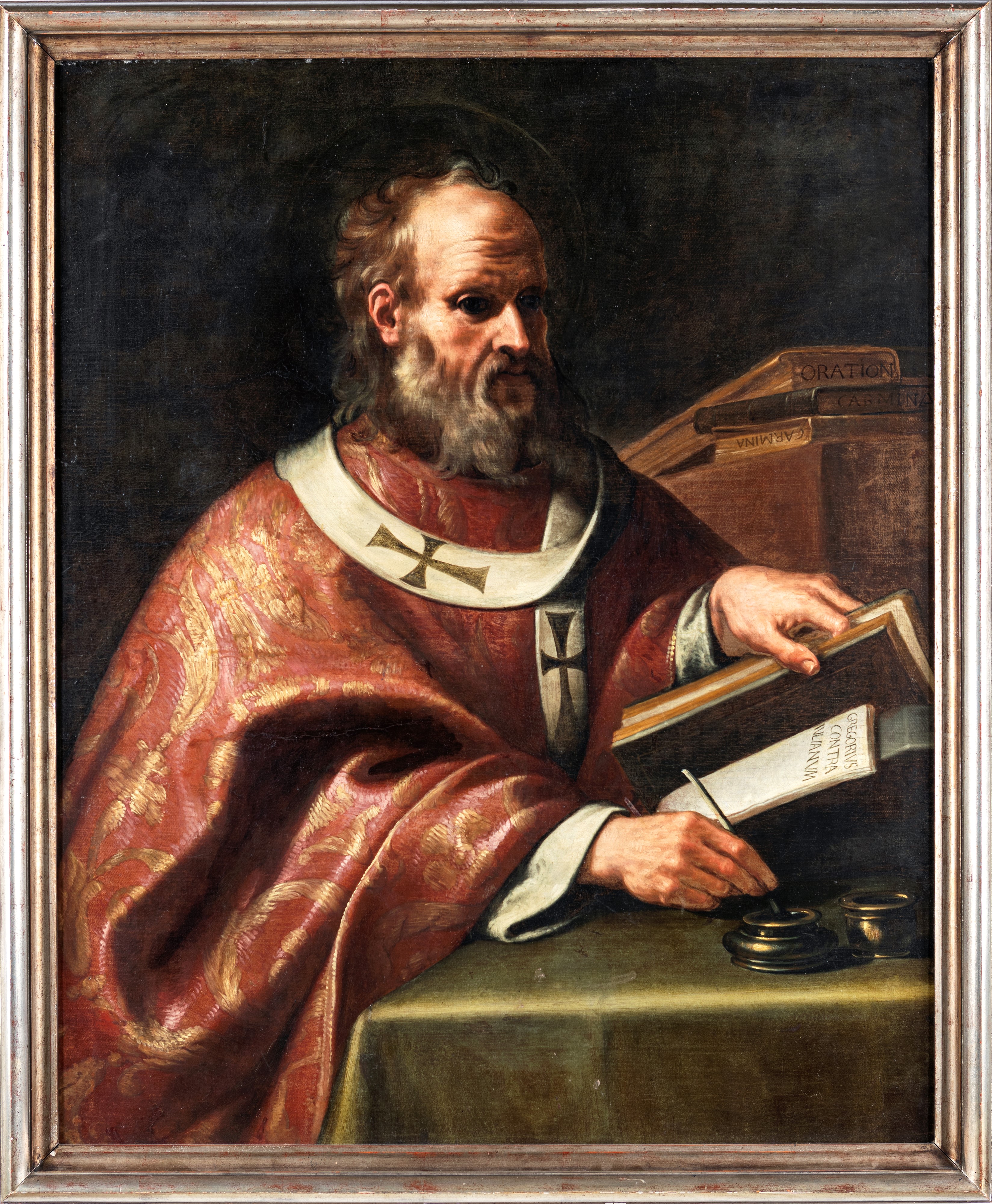 Scuola Romana del XVII Secolo - San Gregorio