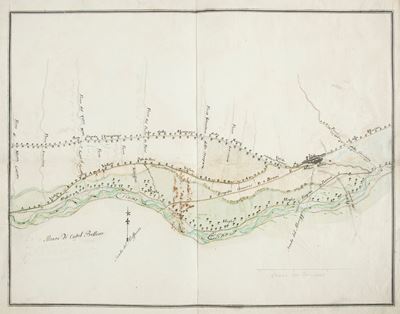 Studio geografico delle Marche, china, acquerelli e matita su carta