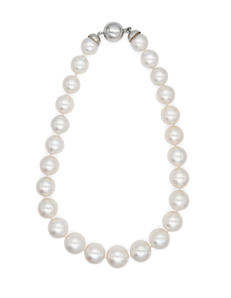 Collana di Perle South Sea e Oro
