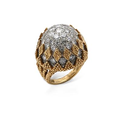 Anello da Cocktail in Oro e Brillanti