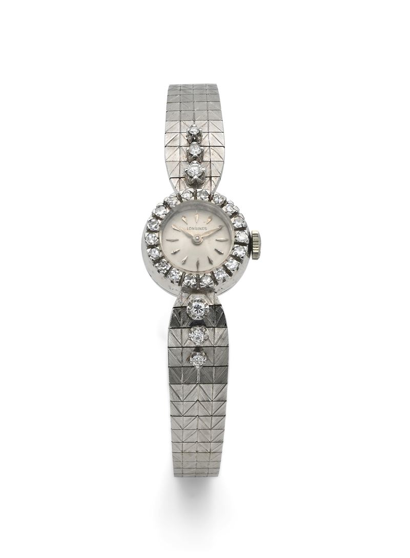 Longines Orologio Polso Donna in Oro e Brillanti