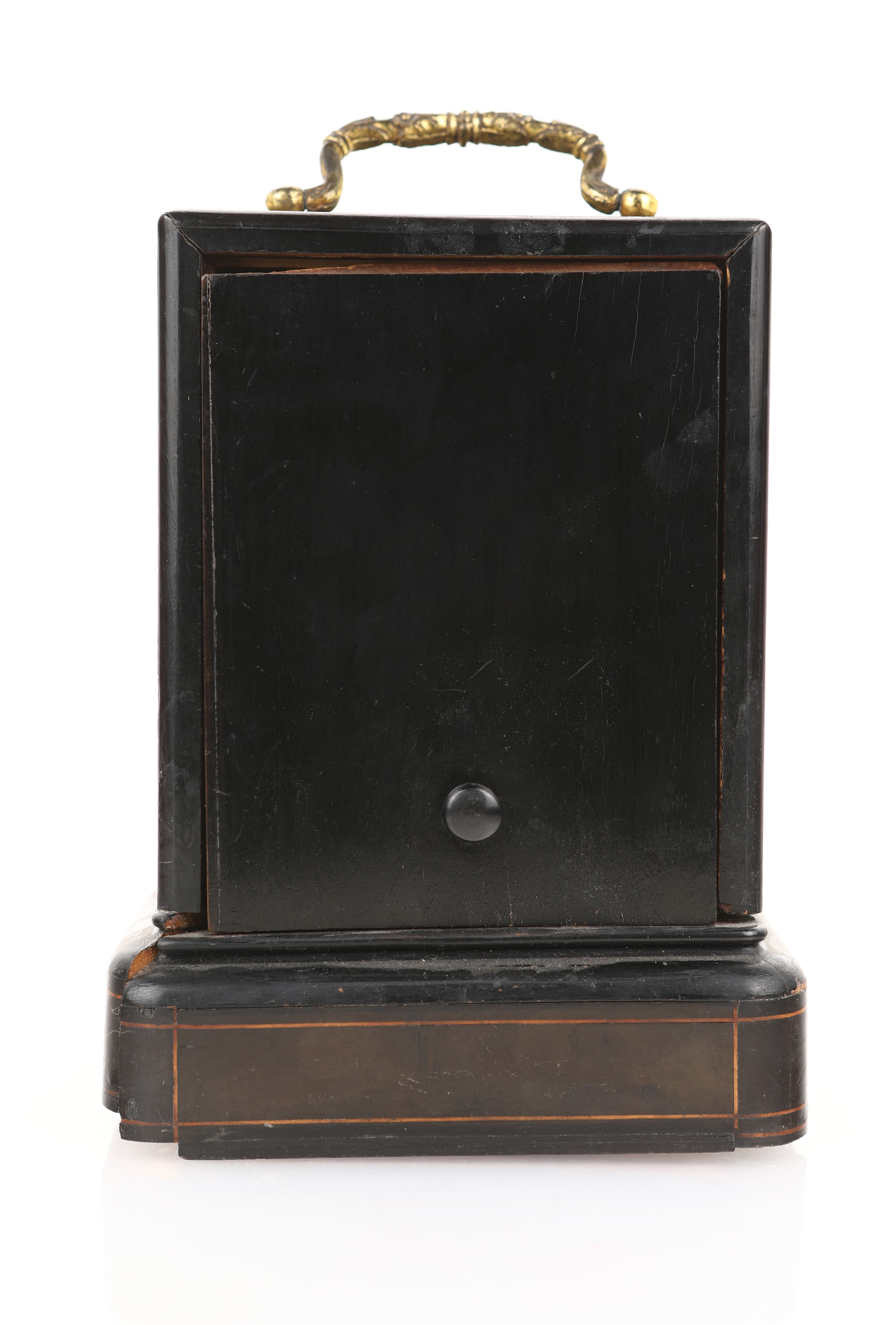 Pendola da Viaggio in Legno Intarsiato, Lainé À Paris, 1830