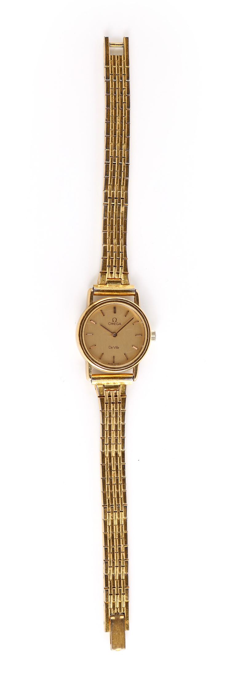 Omega De Ville 625 - Orologio Meccanico da Donna in Acciaio e Acciaio Placcato in Oro Giallo