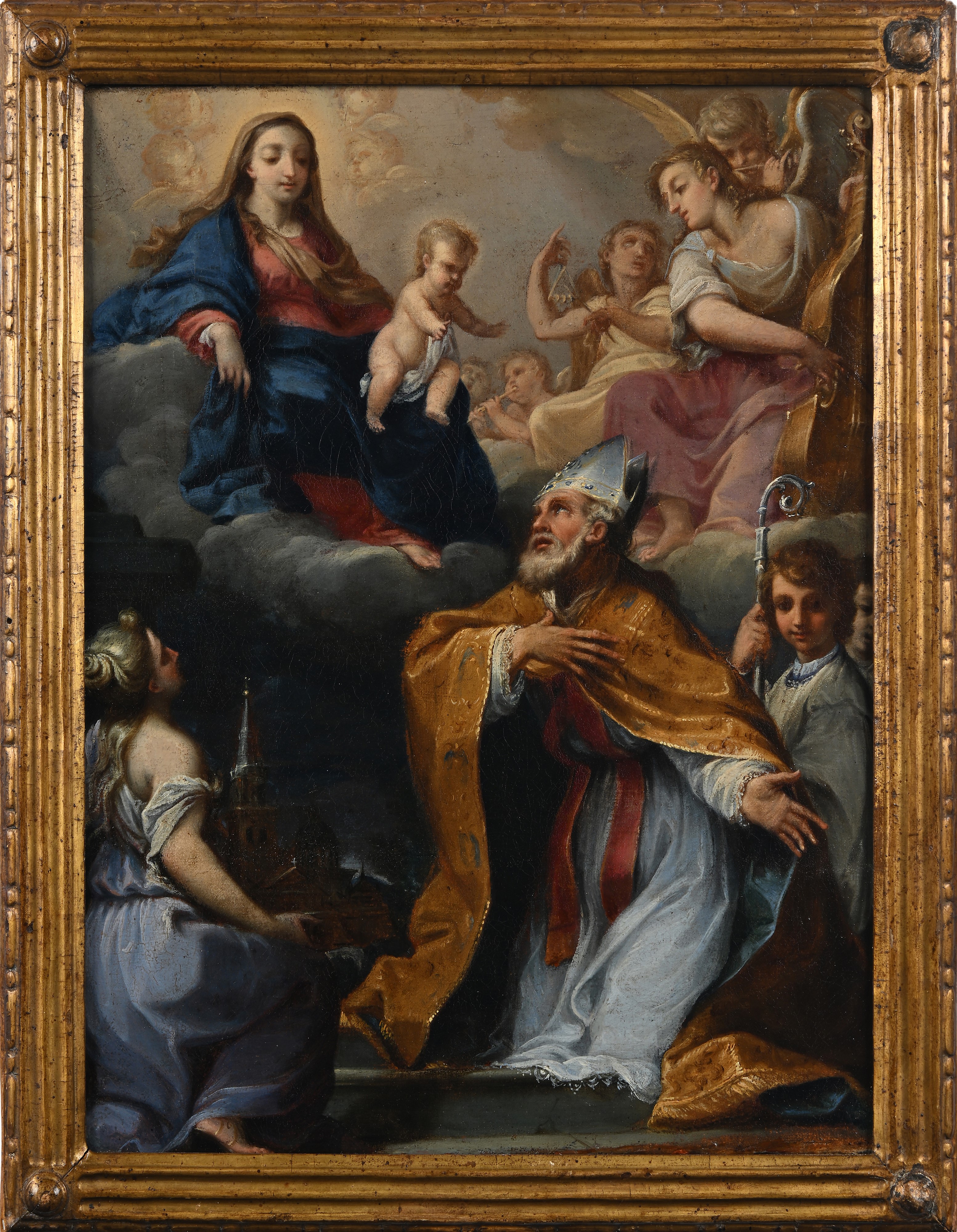 Gaetano Lapis - Madonna con Bambino e Santo Nicola