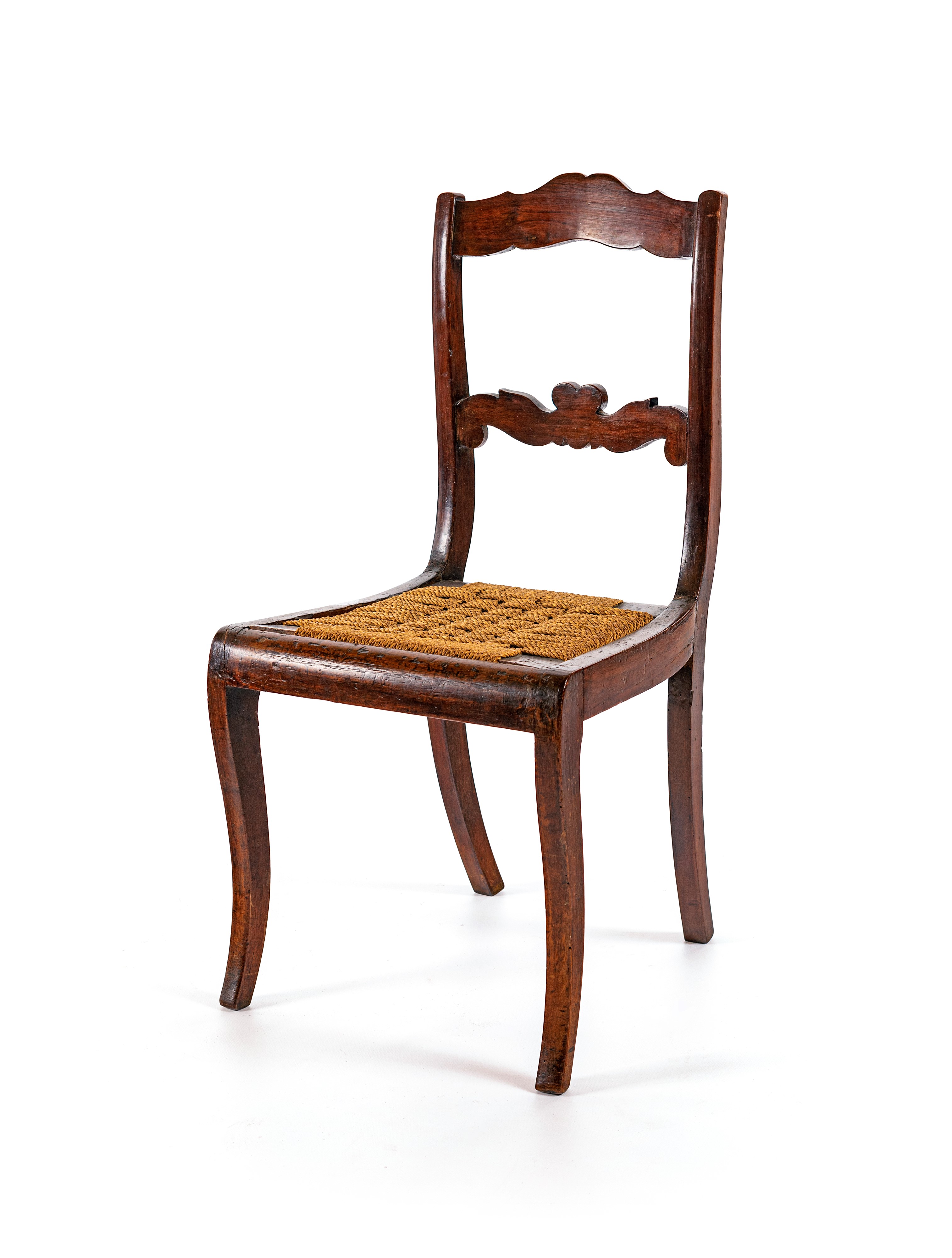 Coppia di sedie Biedermeier in mogano, seconda metà del XIX secolo