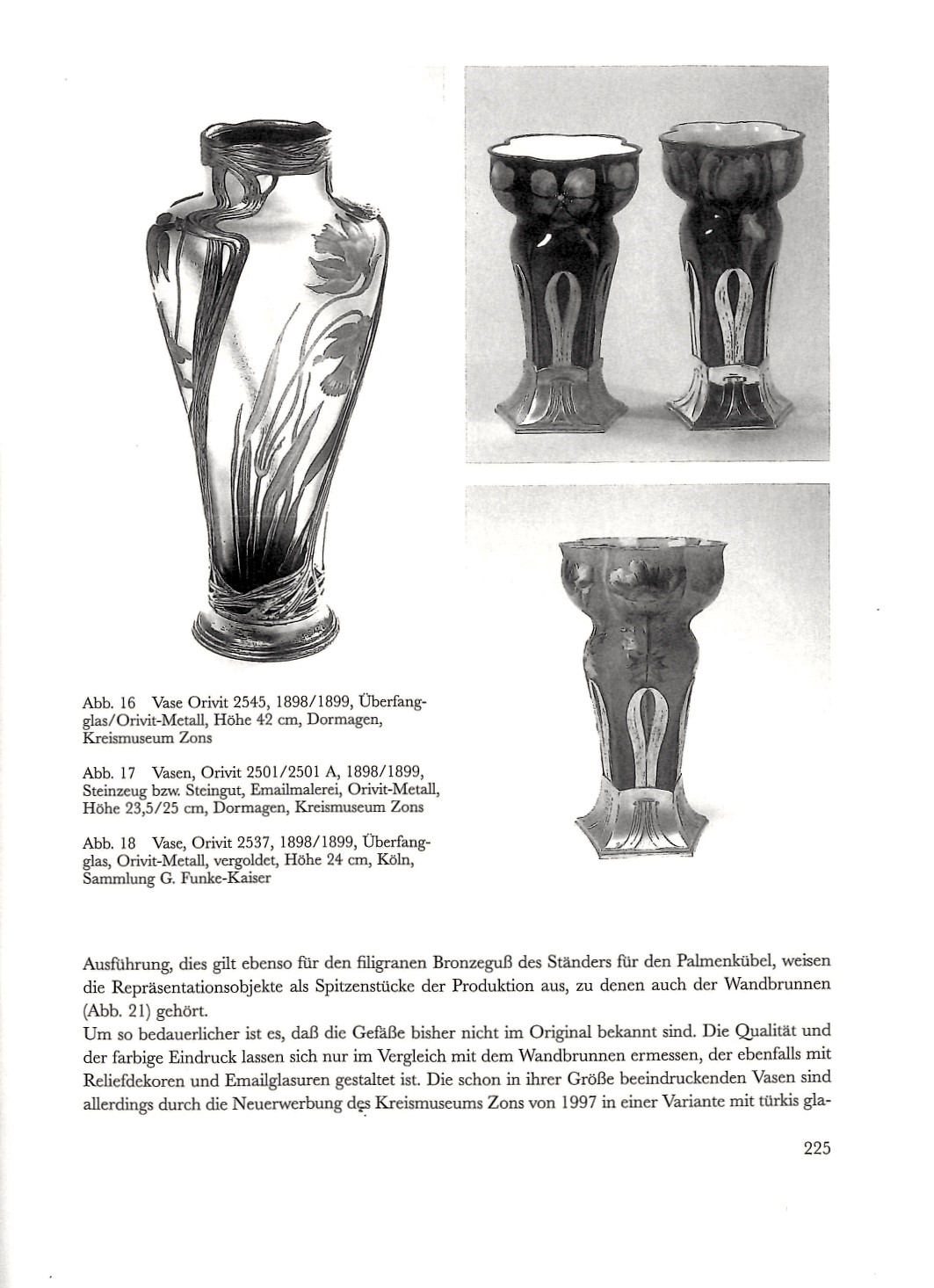 Lampada Art Nouveau in vetro cammeo e metallo ramato, Val Saint Lambert & Orivit, Colonia, German...