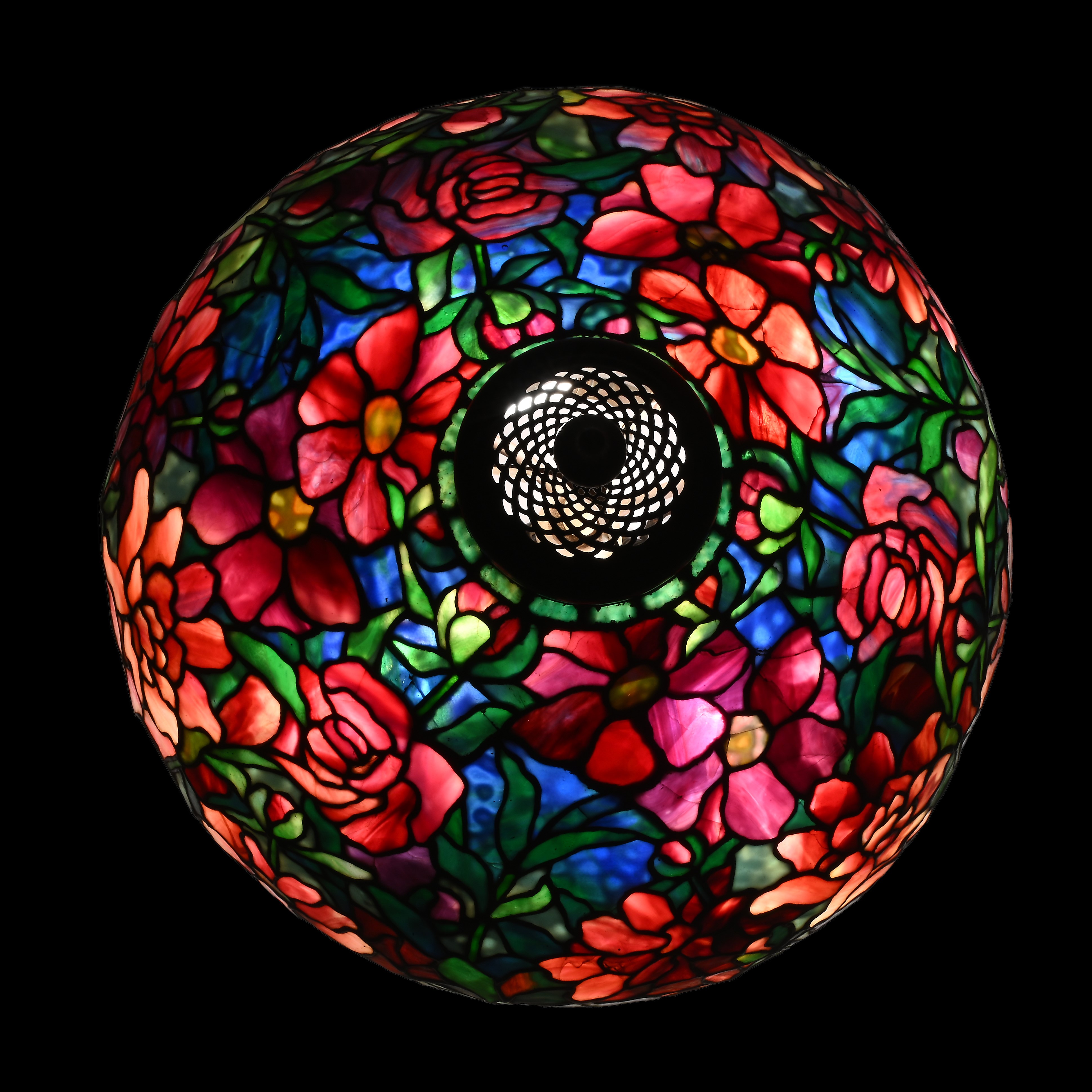 Tiffany Studios New York - Lampada da Tavolo Telescopica "peony"