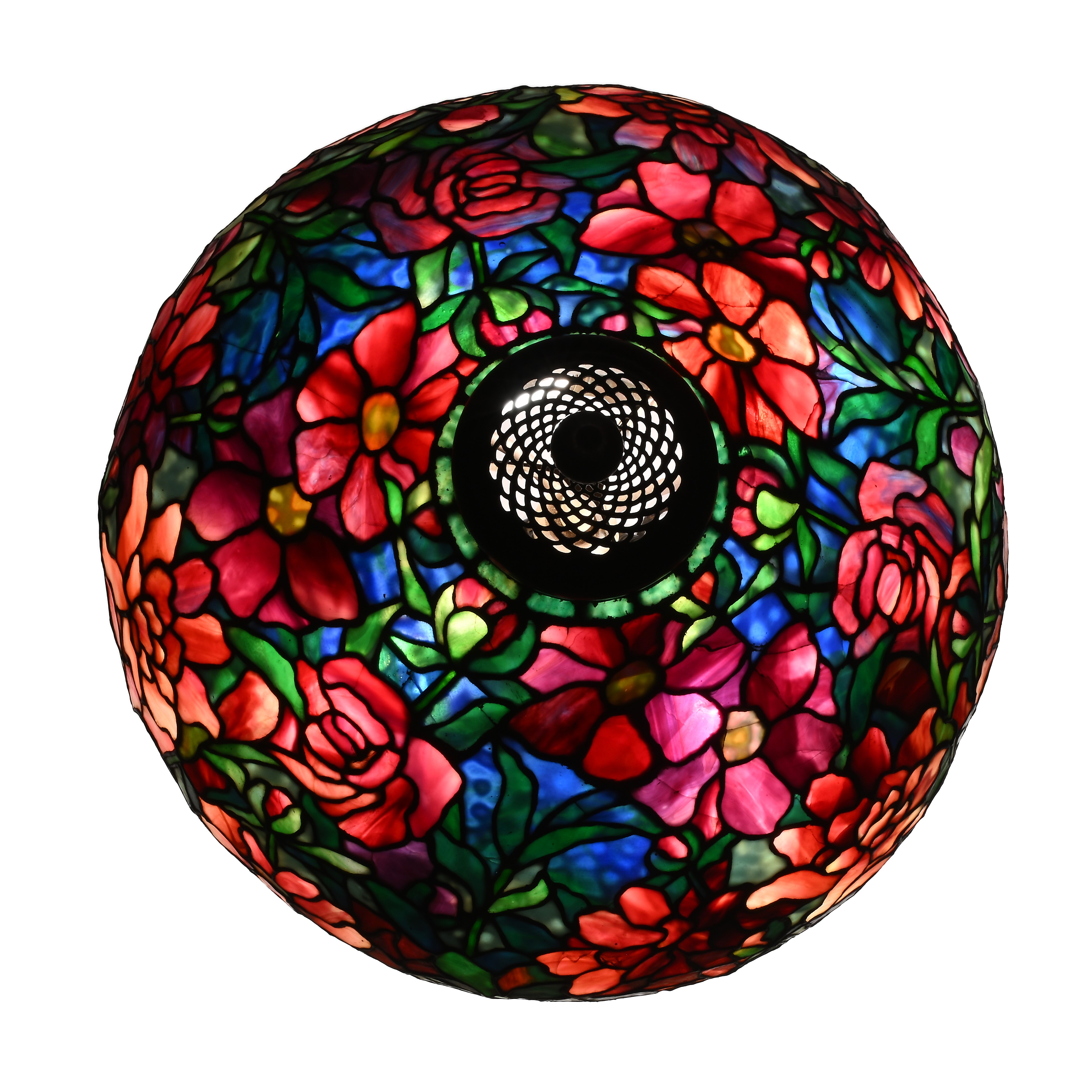 Tiffany Studios New York - Lampada da Tavolo Telescopica "peony"