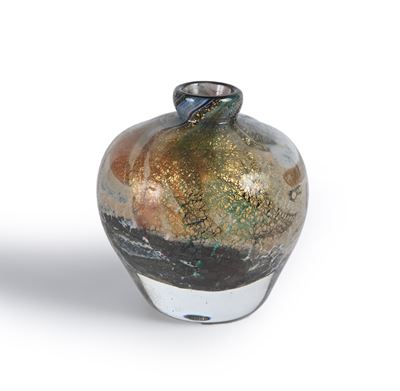 Piccolo Vaso in Vetro Sommerso, Jean Claude Novaro (francia 1943 - 2014)