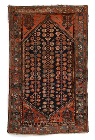 Tappeto Orientale Blu e Rosso