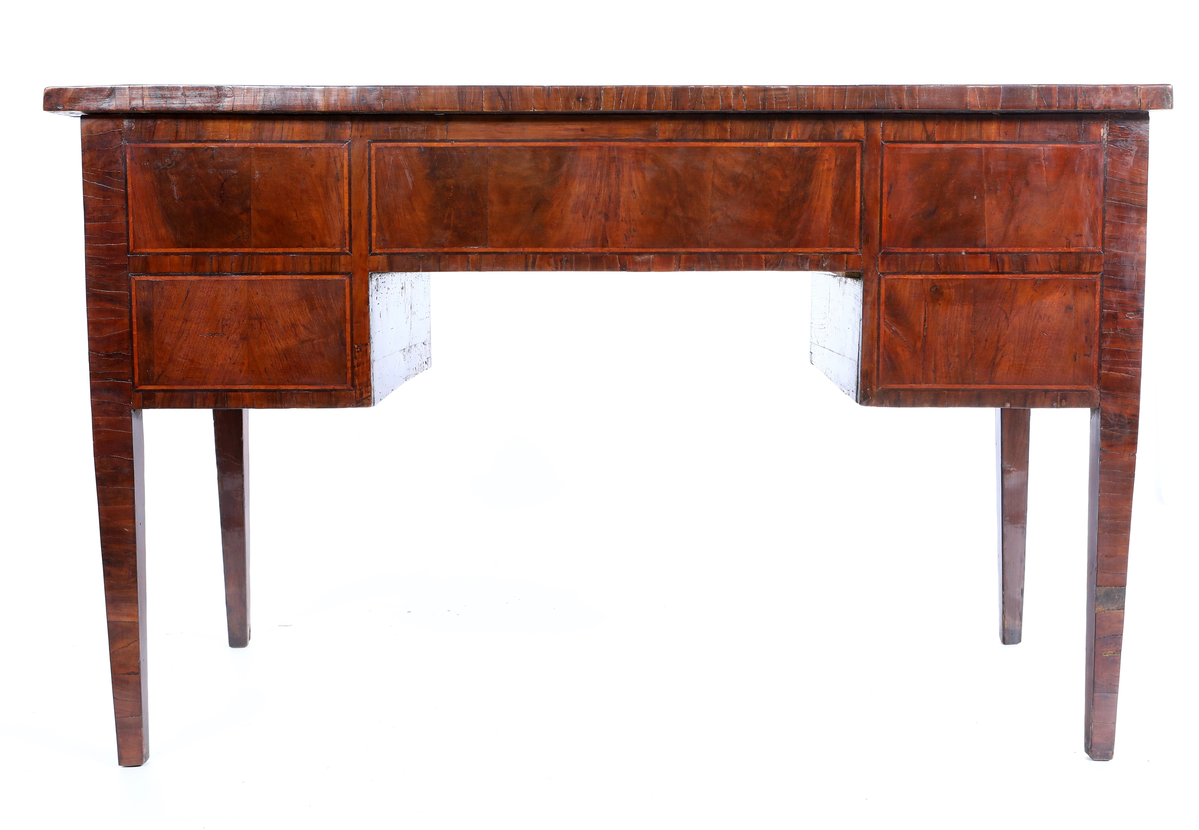Scrivania da centro in mogano, Italia centrale, fine XVIII/inizi XIX secolo