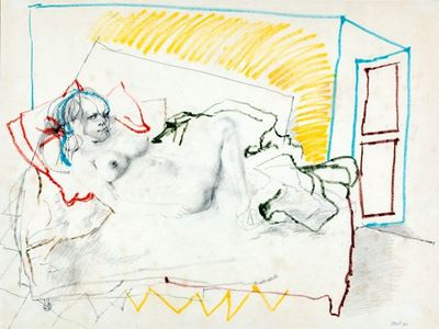 Donna Distesa sul Letto
