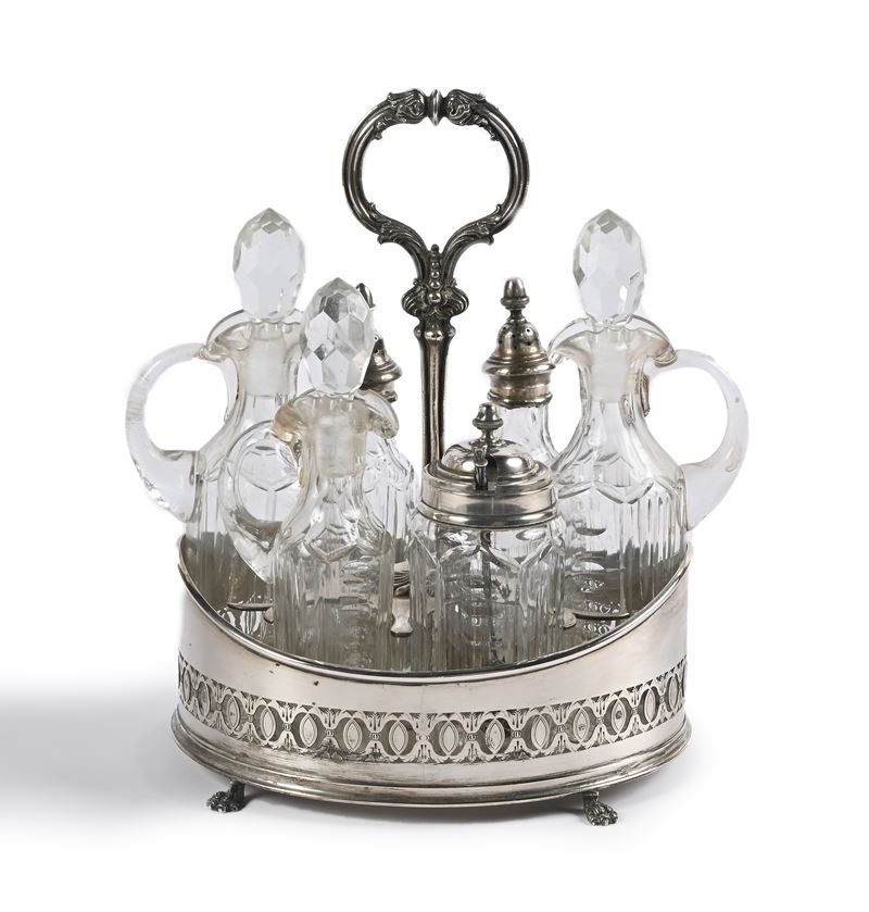 Cruet in Argento 800/000