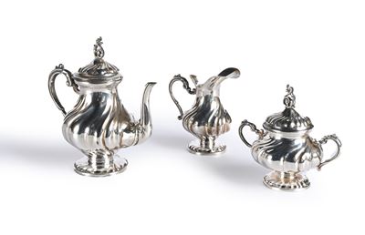 Servizio da Caffè Solitaire in Argento