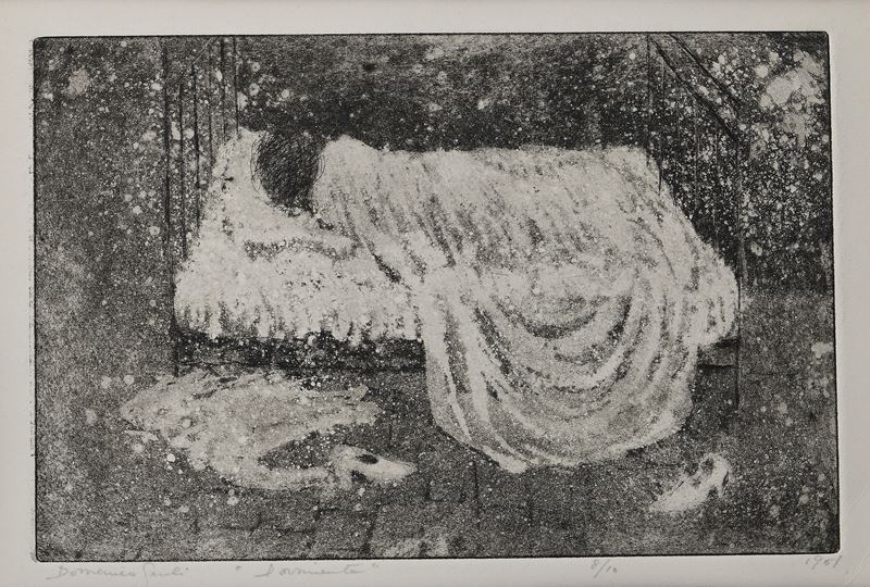 Domenico Gnoli - Dormiente