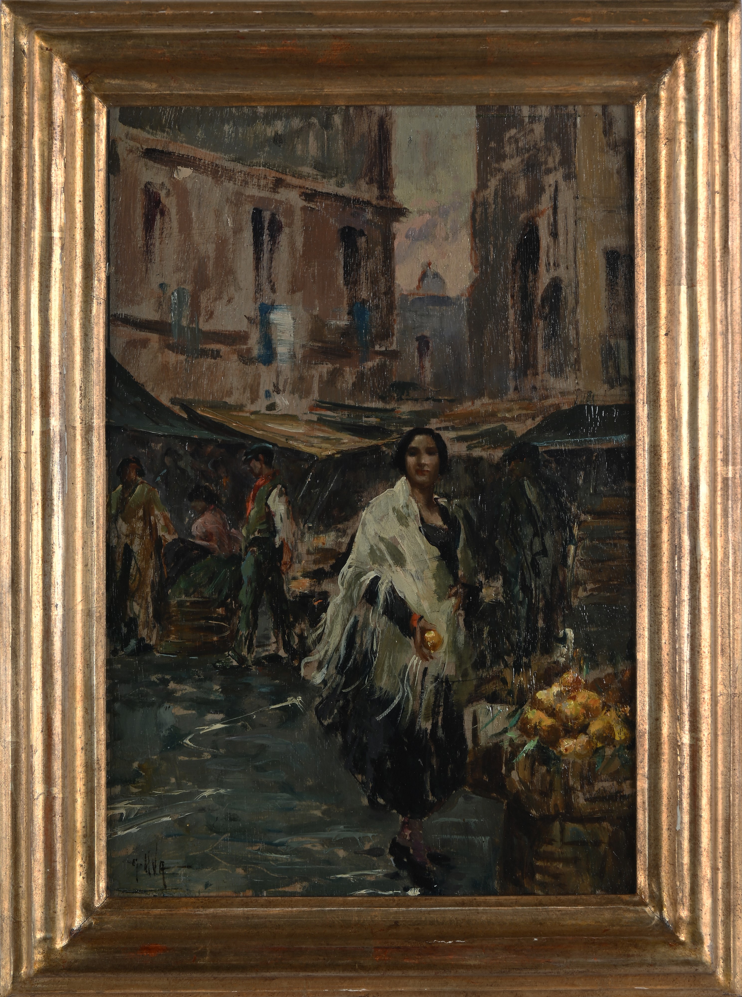 Giuseppe Uva - Donna al Mercato
