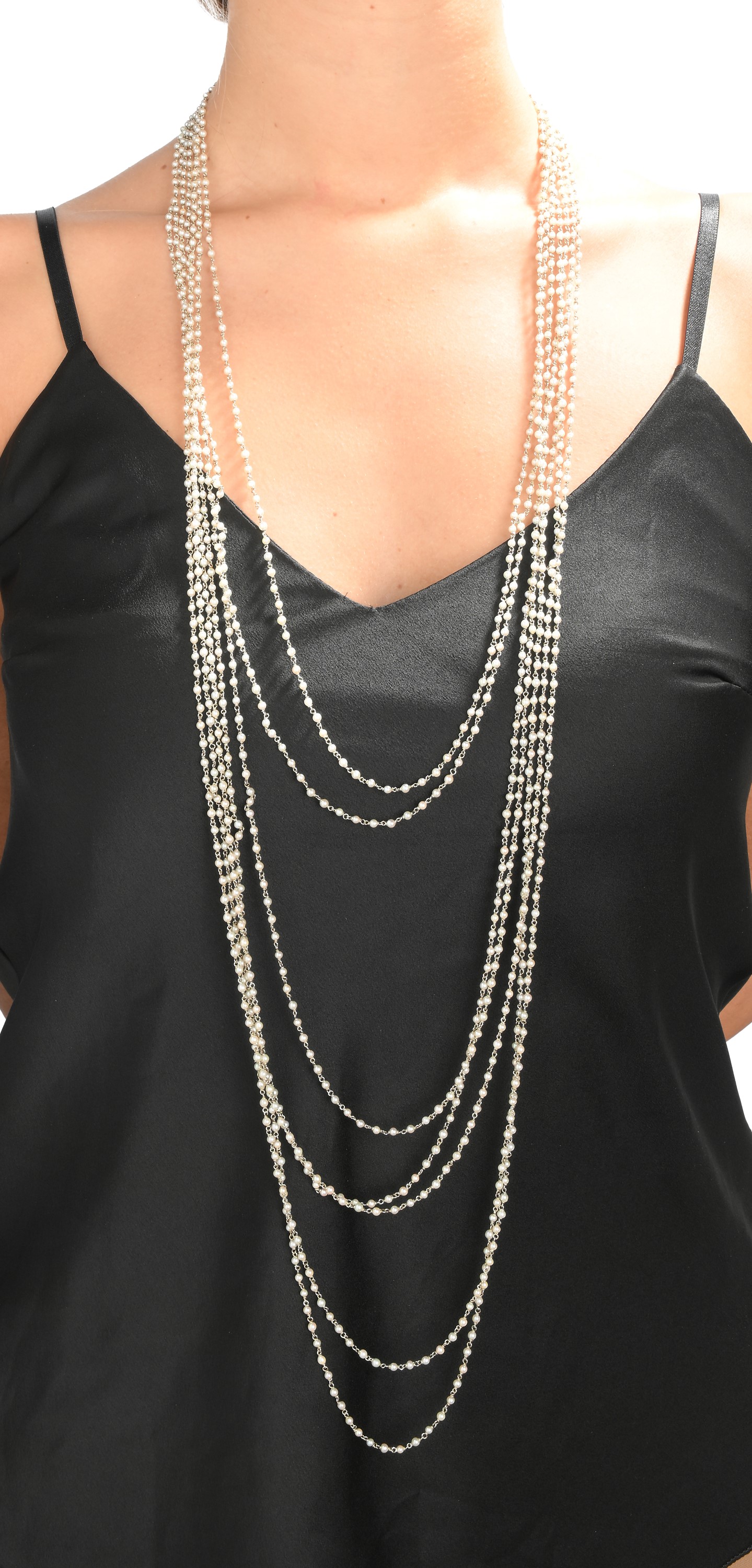 Collana in Oro e Microperle