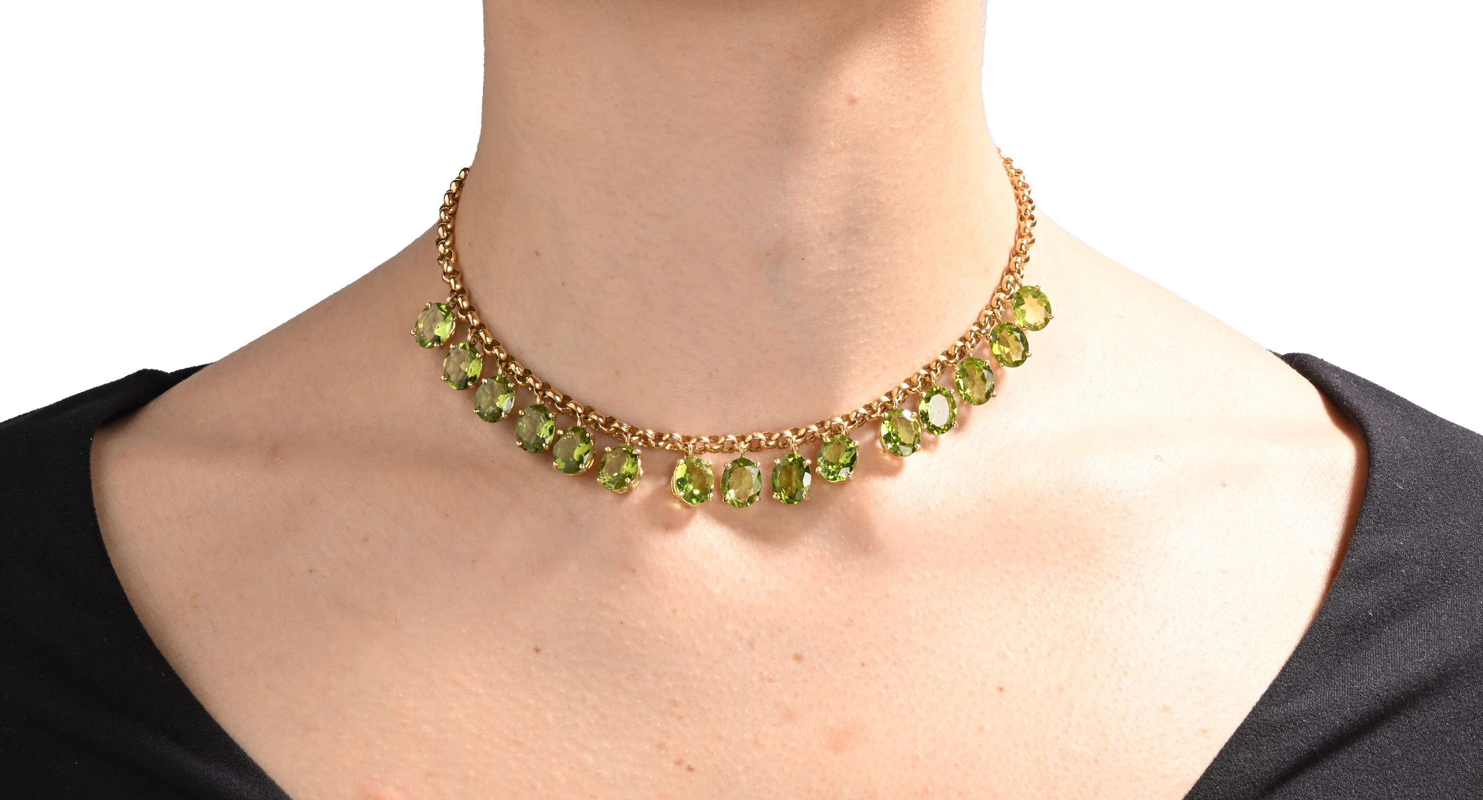Girocollo in Oro e Peridoti