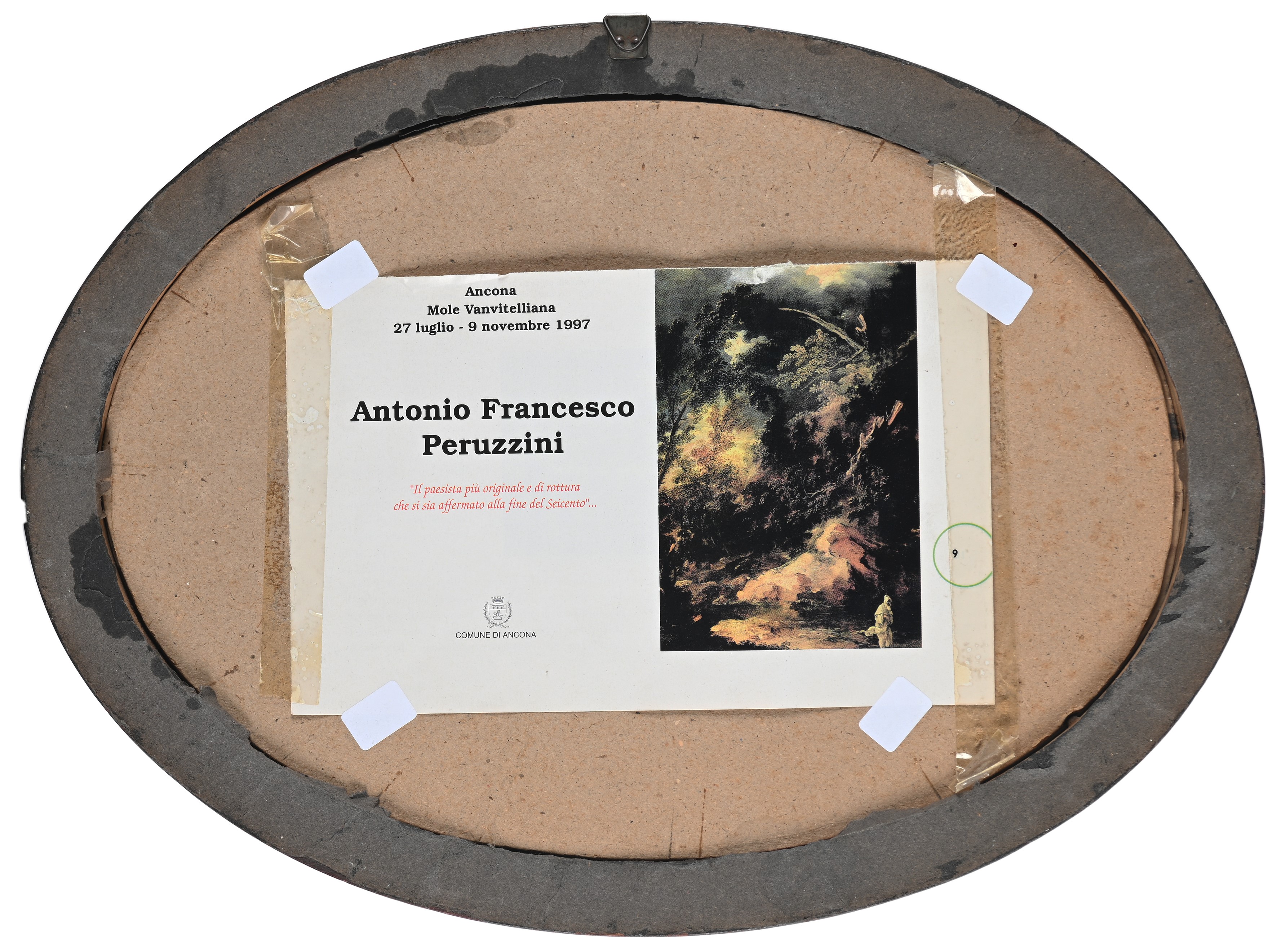Antonio Francesco Peruzzini - Paesaggio in inchiostro acquarellato su carta