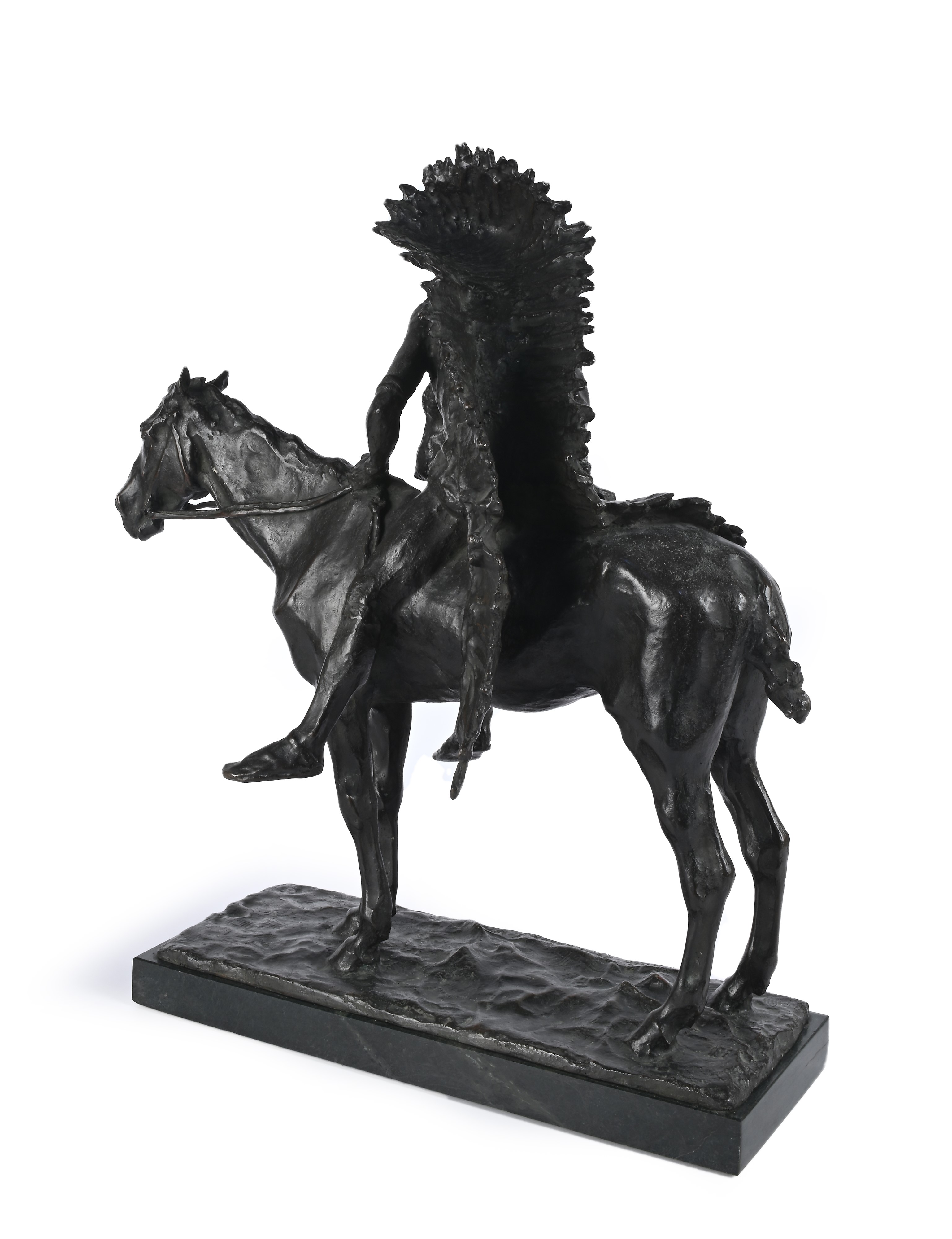 Nativo d'America a cavallo