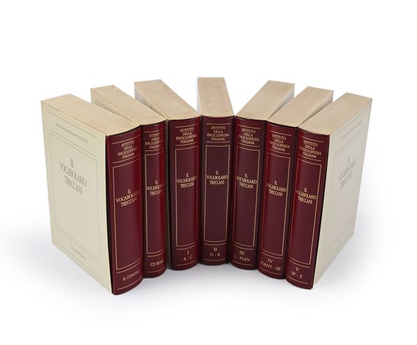 Il vocabolario Treccani 5 volumi + il conciso e il volume di Cdrom (7 in tutto)