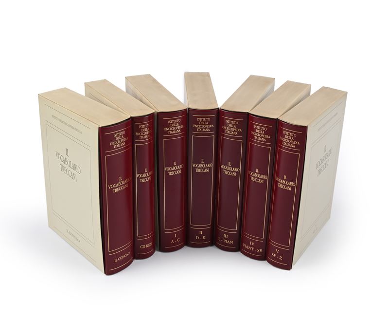 Il Vocabolario Treccani 5 Volumi + il Conciso e il Volume di Cdrom (7 in Tutto)