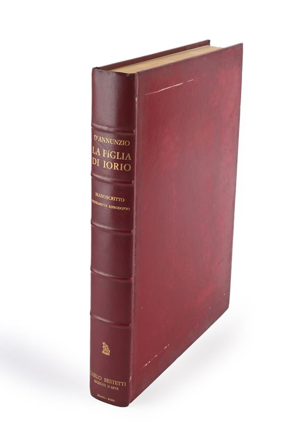 La figlia di Iorio Gabriele D'Annunzio Bestetti Rovinato  - Asta ASTA A TEMPO - La Biblioteca - Casa d'Aste Arcadia