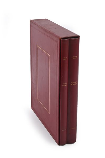 Dante Vita Nuova e Boccaccio Laude di Dante 2 in Cofanetto Canesi