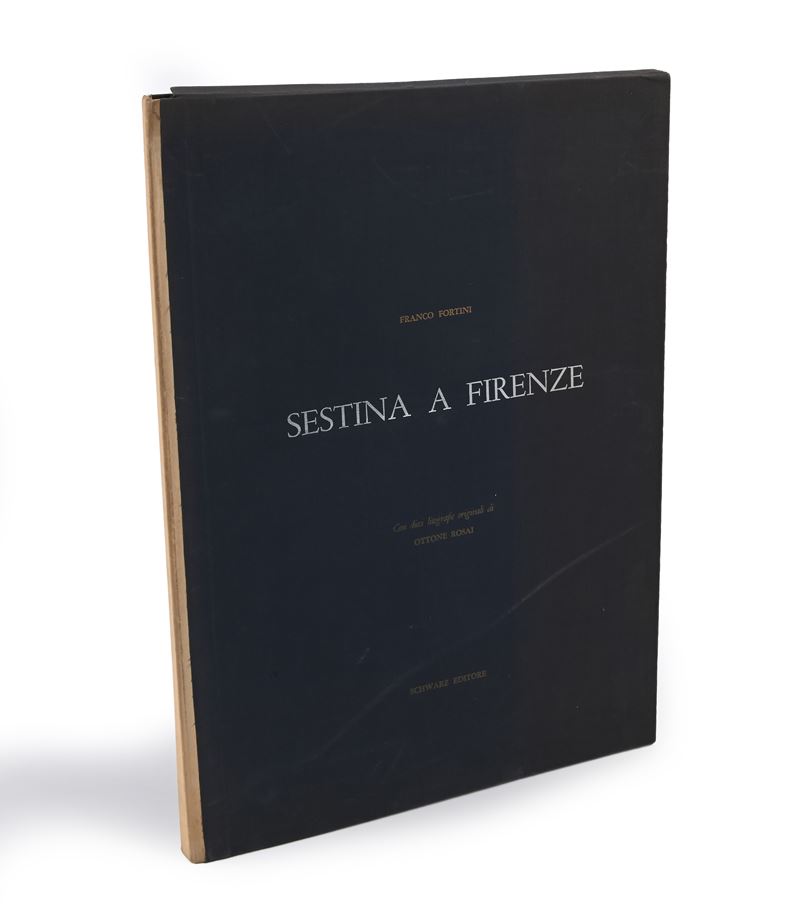 Fortini Sestina a Firenze con Litografie di Rosai