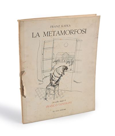 Kafka la Metamorfosi con Disegni di Gentilini (difetti, Mancanze e Rotture)