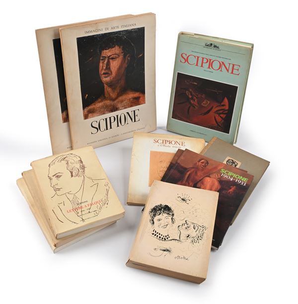 Lotto di 11 libri su Scipione