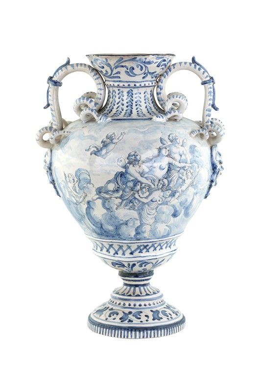 VASO IN MAIOLICA
