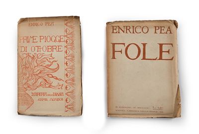 Enrico Pea Prime Piogge di Ottobre 1919; Fole Seconda Edizione 1918