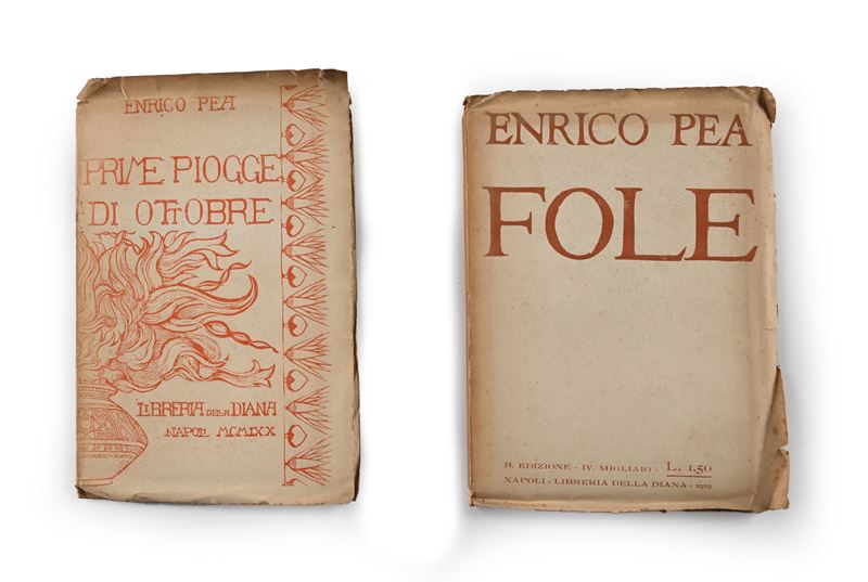 Enrico Pea Prime Piogge di Ottobre 1919; Fole Seconda Edizione 1918