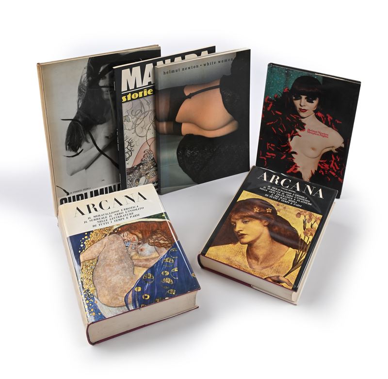 2 Volumi di Foto Erotiche e 1 di Mino Manara + 3 Altri