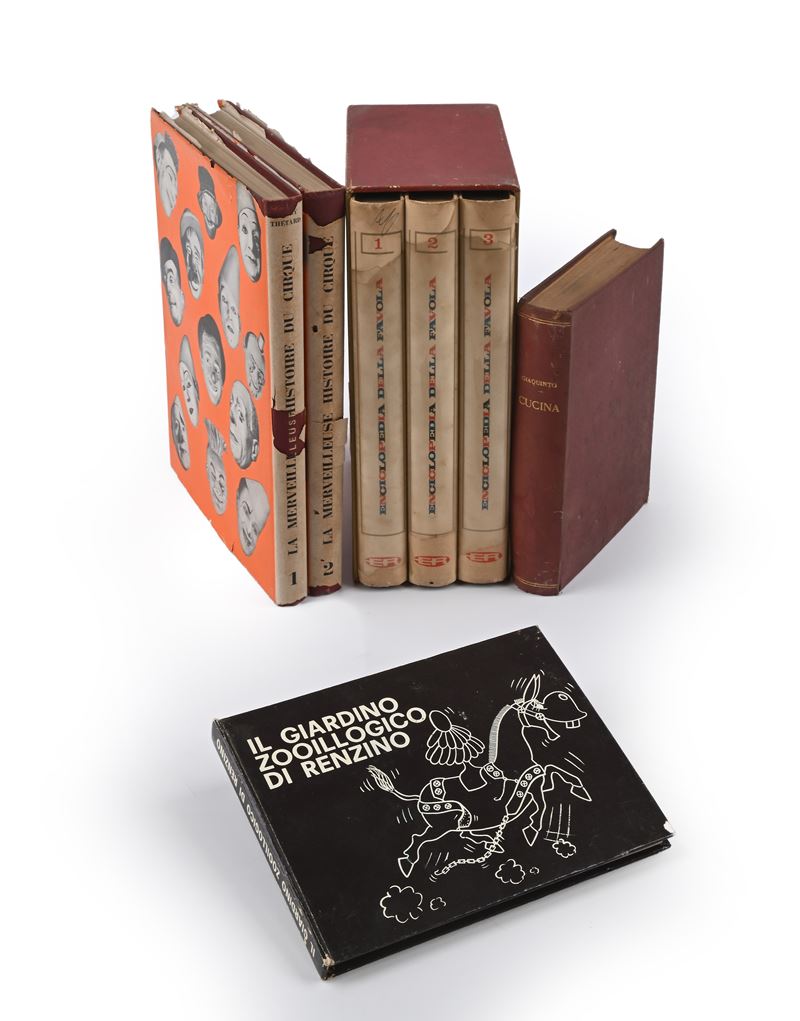 2 Volumi sul Circo + il Giardino Zooillogico di Renzino + 3 Volumi Dell'enciclopedia della Favola...