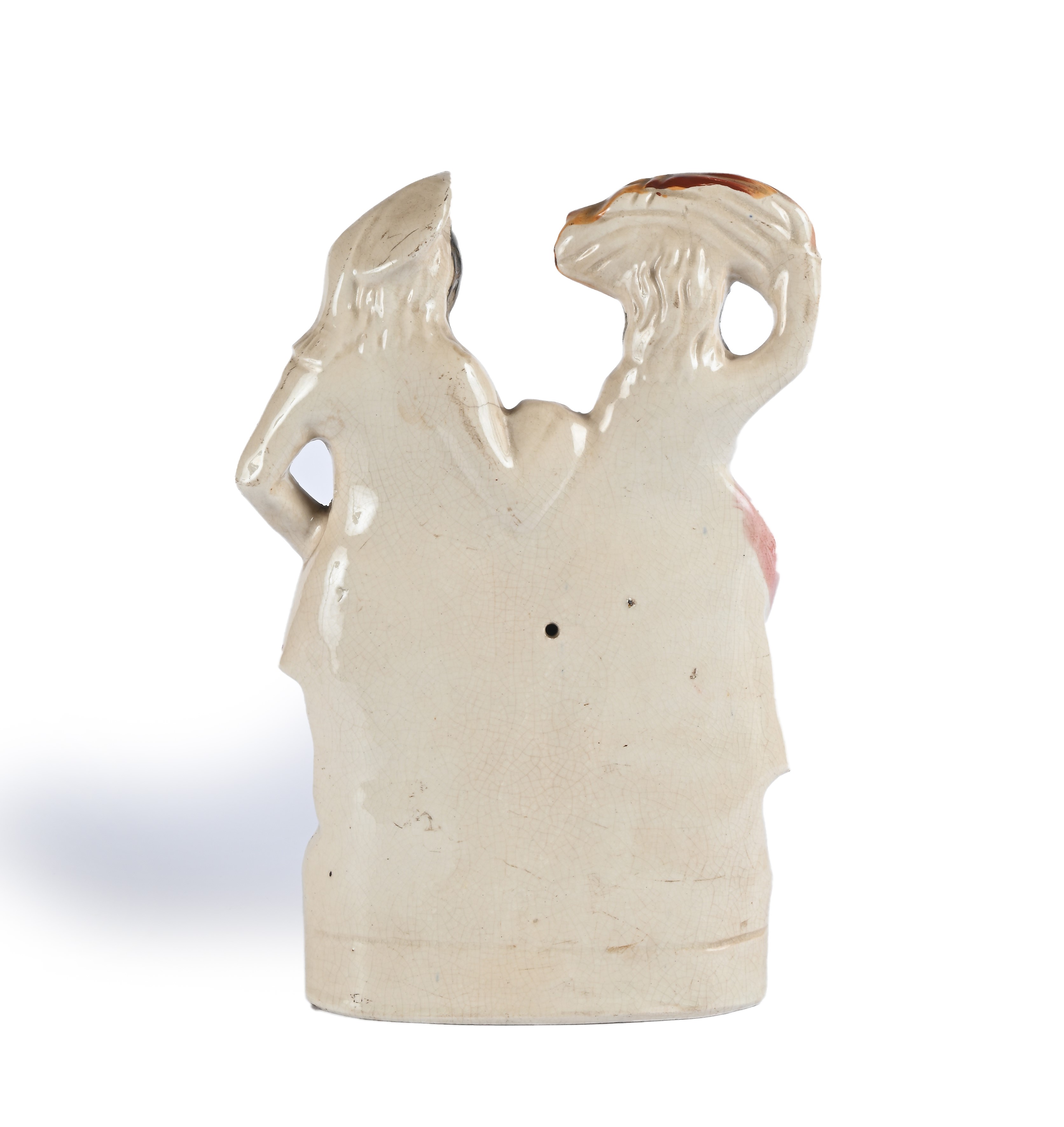 Gruppo in terraglia di epoca vittoriana, Staffordshire, Inghilterra, XIX secolo