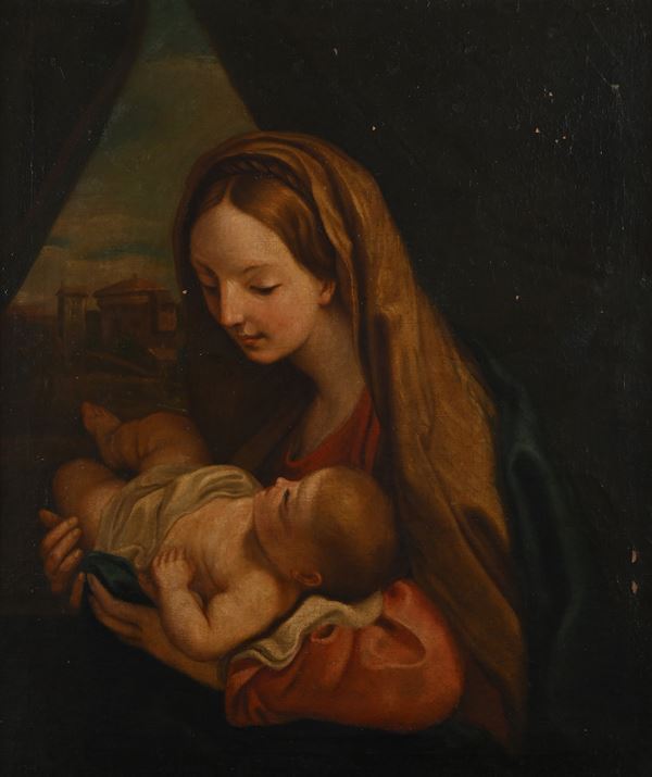 Carlo Maratti ( bottega ) - Madonna con bambino