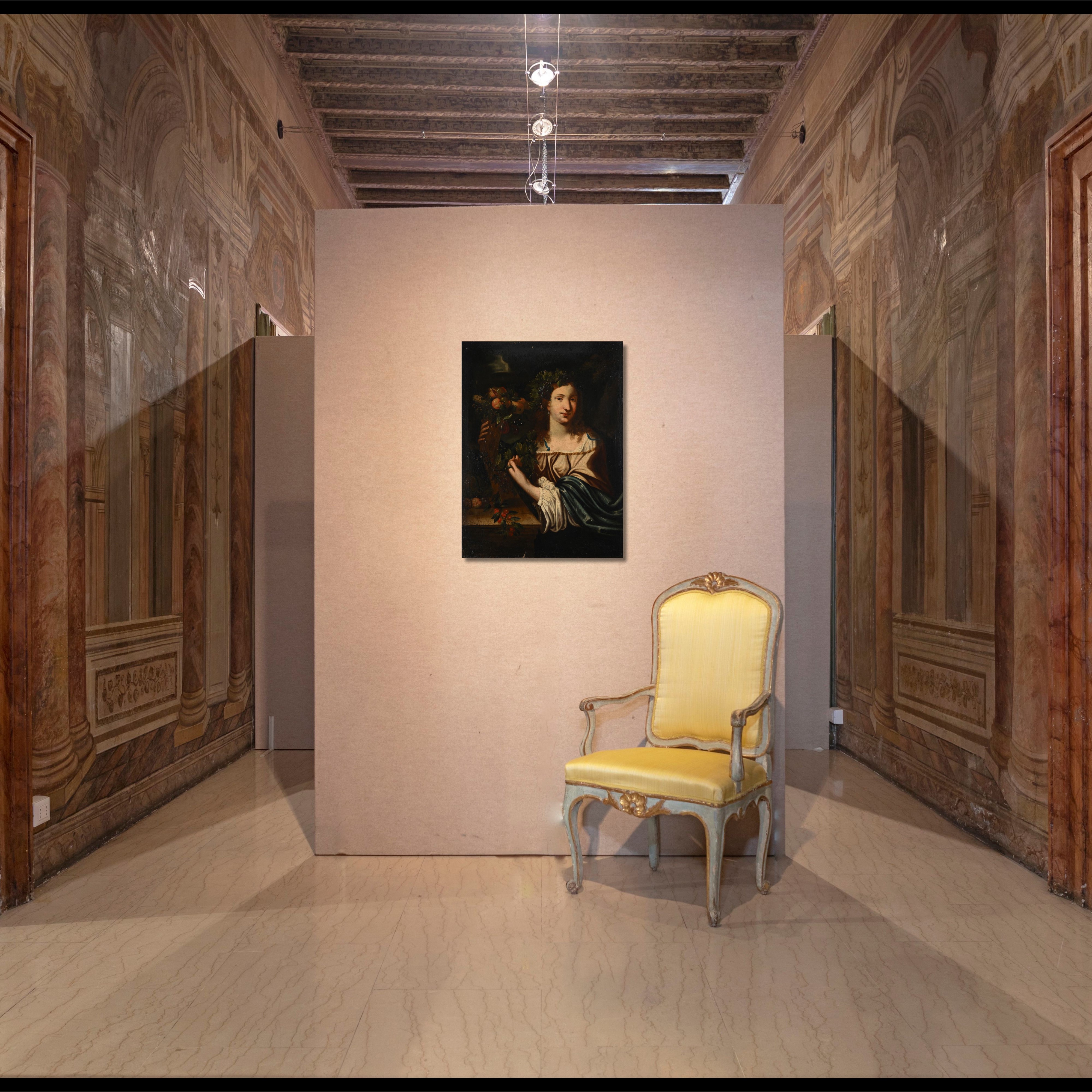 Scuola Romana del XVII Secolo - Allegoria Dell'autunno