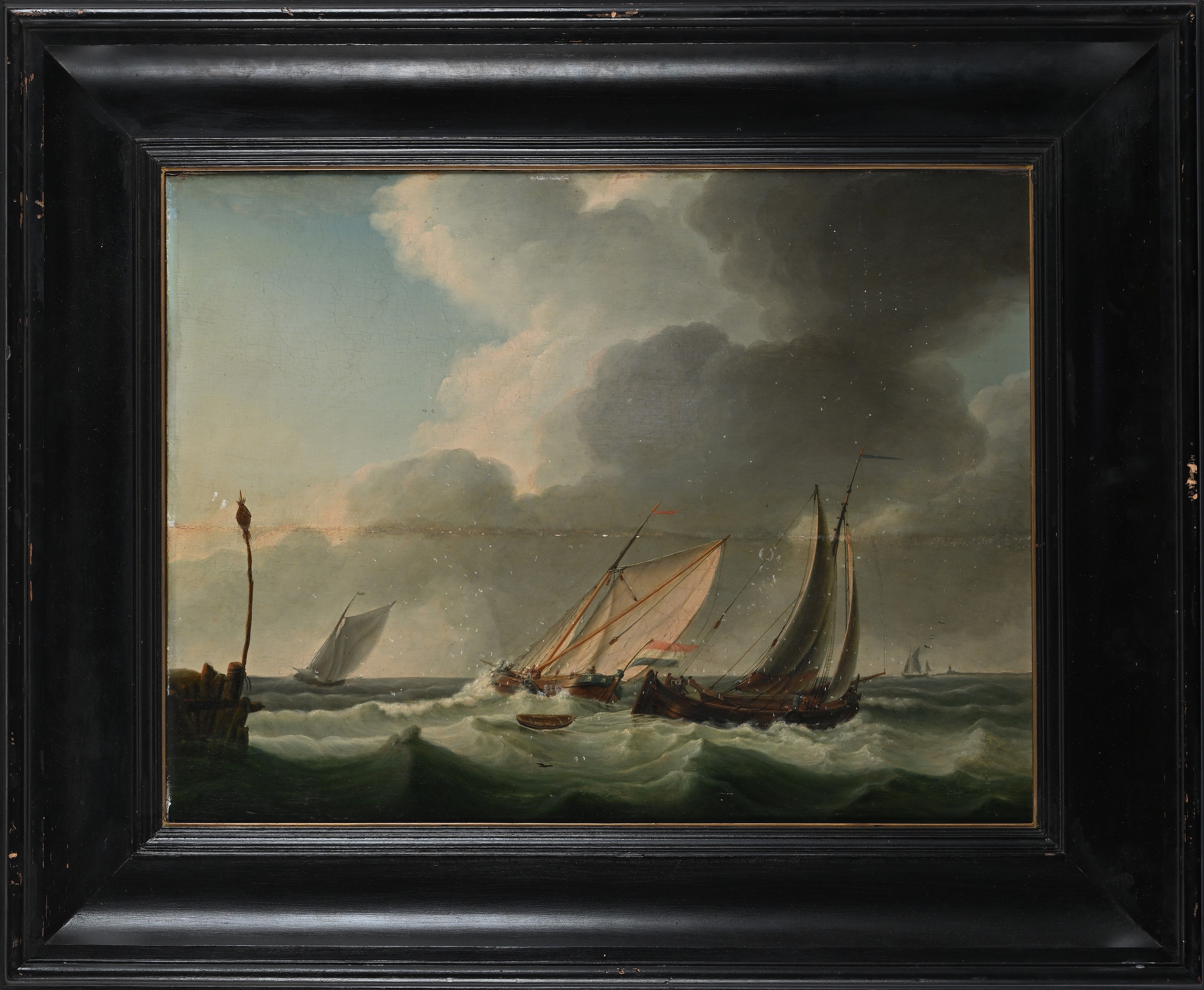 Willem Van De Velde il Giovane - Marina con Barche