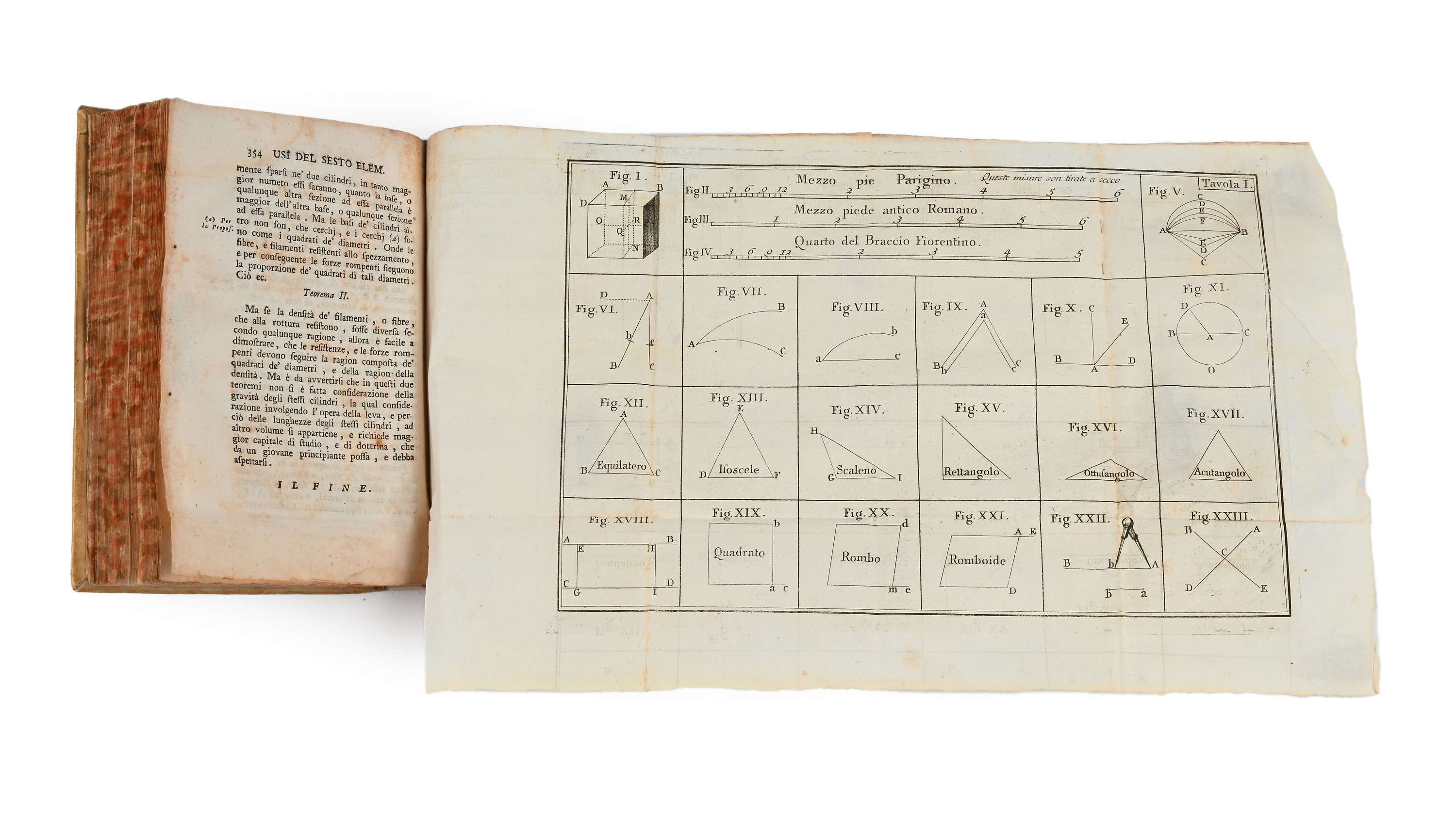 Leonardo Ximenes - I Sei Primi Elementi della Geometria Piana A cui si aggiugne alcun saggio de' ...