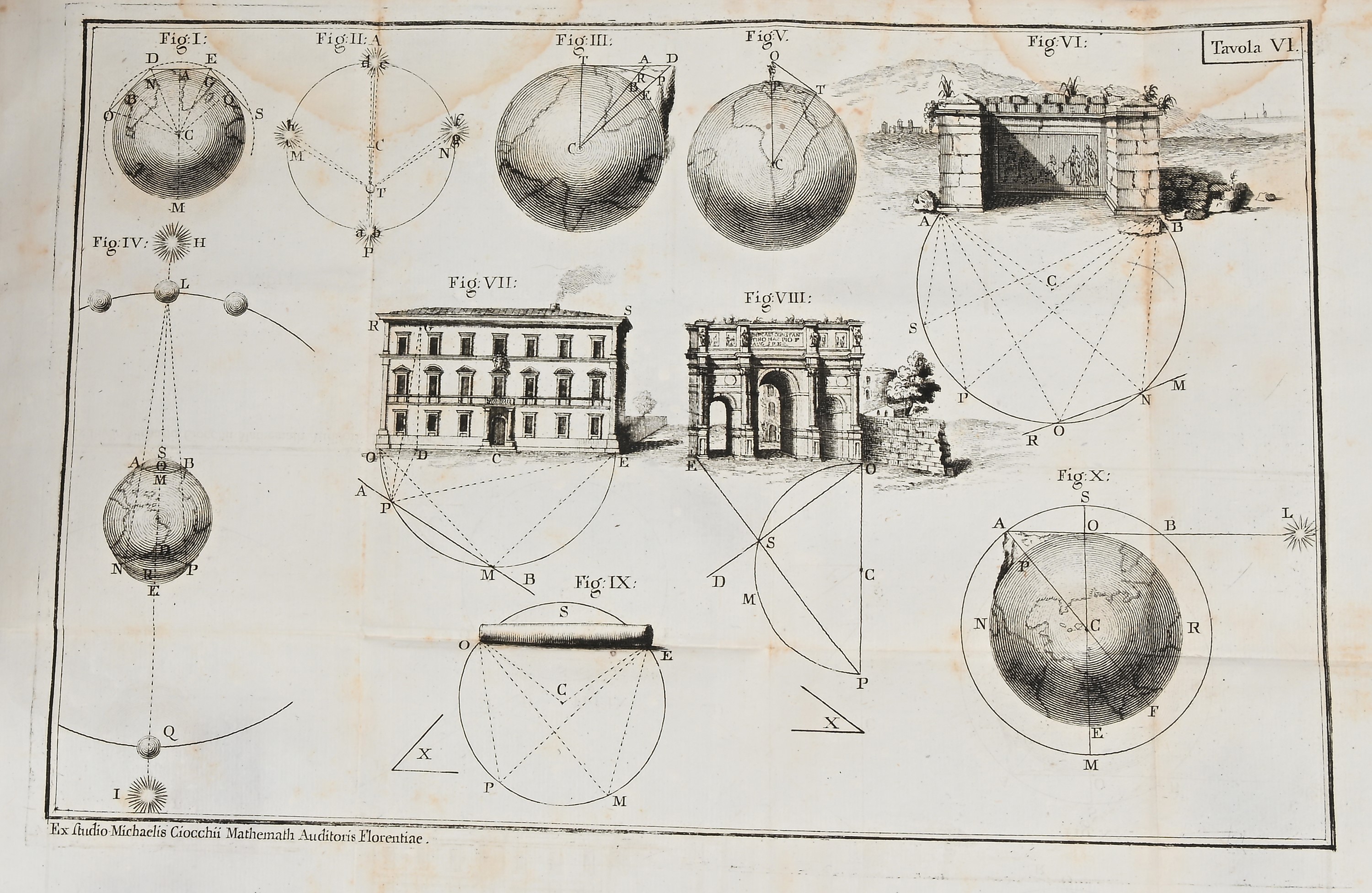 Leonardo Ximenes - I Sei Primi Elementi della Geometria Piana A cui si aggiugne alcun saggio de' ...