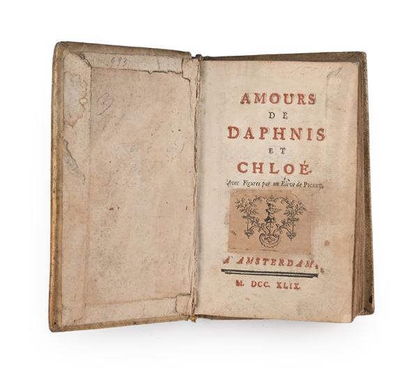 Amours de Daphnis et Cloé Avec Figures par un Eleve de Picart