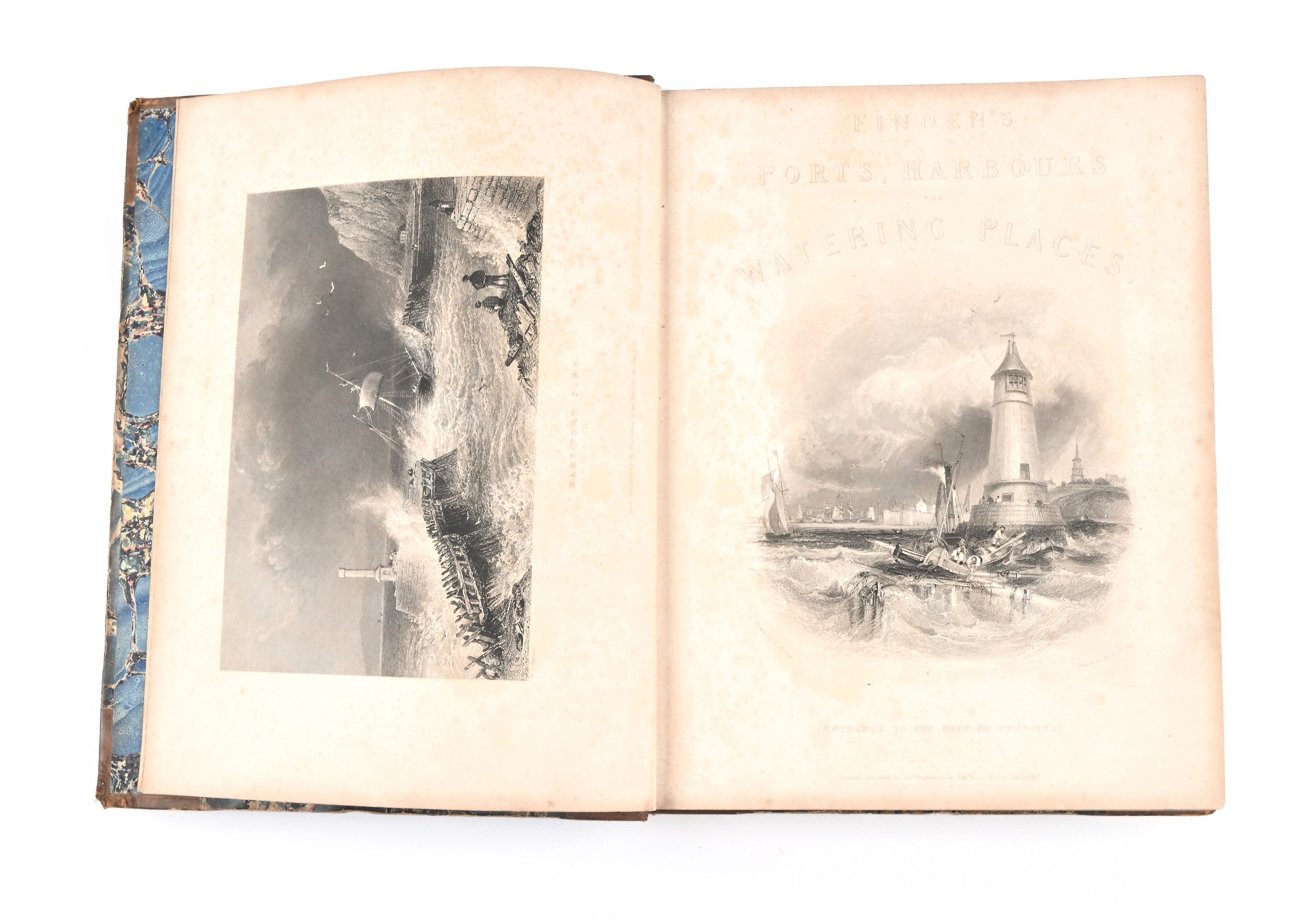 The Ports, Harbours, Watering-places and Coast Scenery of Great Britain Illustrated by Views take...