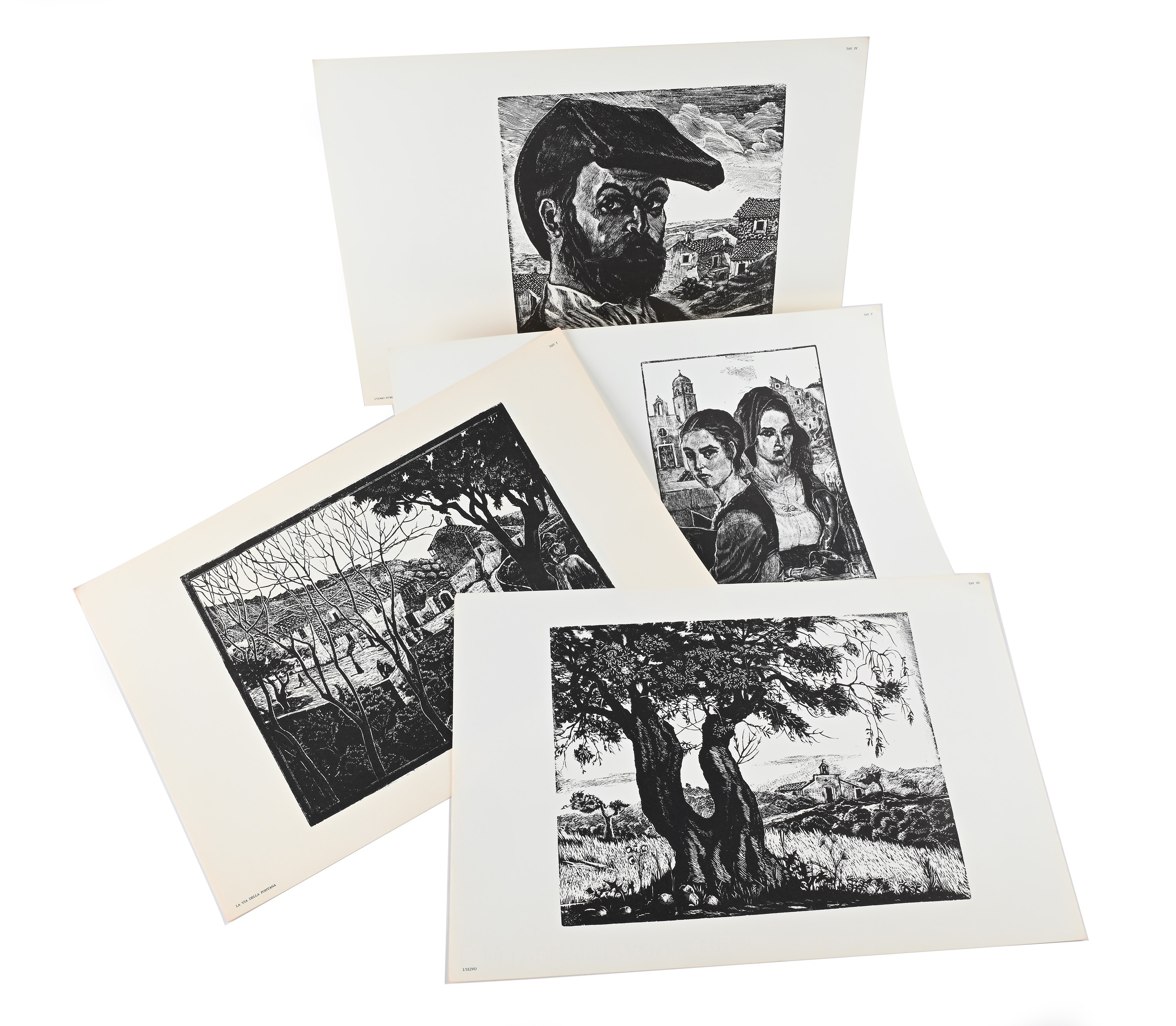 Remo Branca - Xilografie (26 Tavole sciolte entro cartella editoriale)