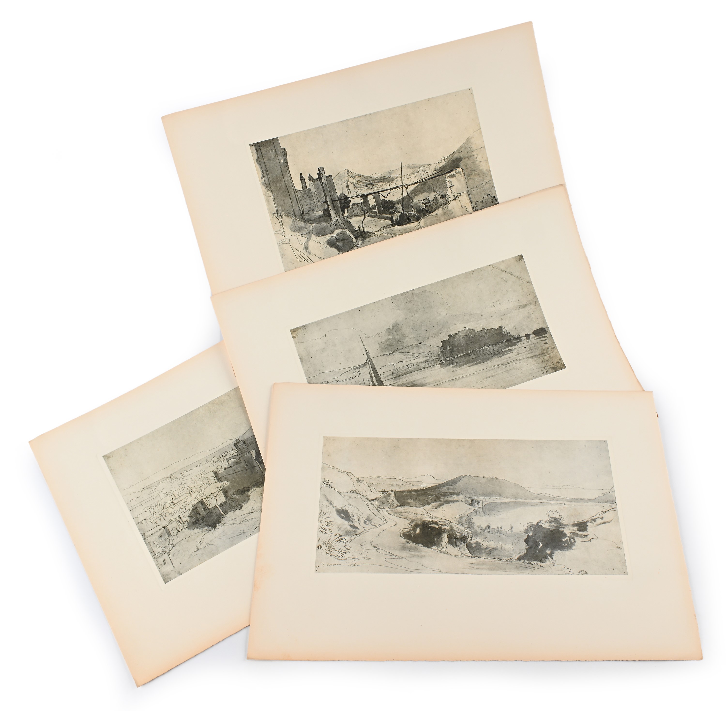 Raffaele Causa - Vedute Napoletane dell'Ottocento. Disegni di Giacinto Gigante