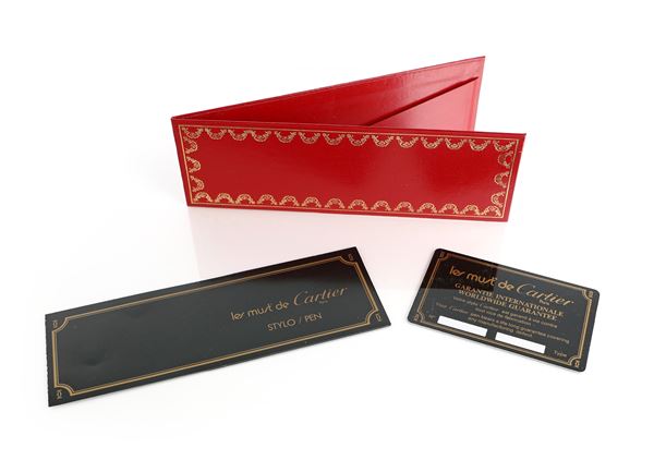 Cartier - Istruzioni e garanzia per una penna stilografica